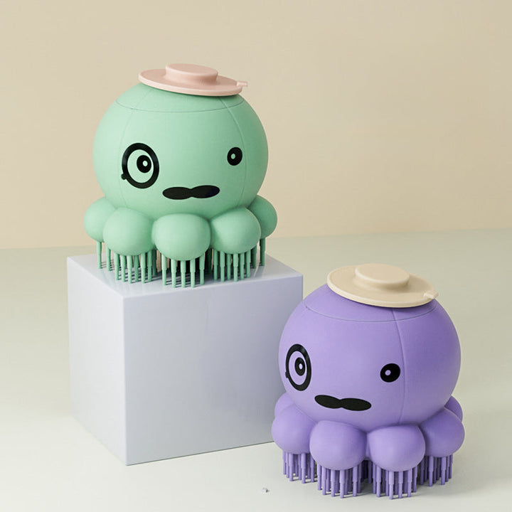 Pamper Your Pet with Our Silicone Bath Massage Brush!