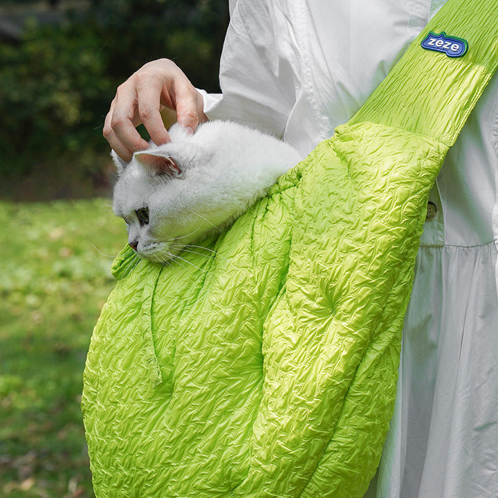 Portable Shoulder Pet Carrier Bag For Small Travel Use